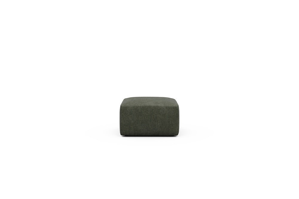 Rund Modular Sofa - Configurations 2 - P1N - 73 x 73 cm - Ottoman - 413 Esina Olive Green
