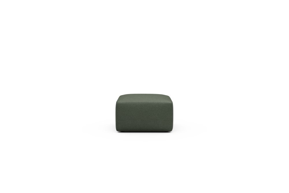 Rund Modular Sofa - Configurations 2 - P1N - 73 x 73 cm - Ottoman - 488 Denari Forest Green