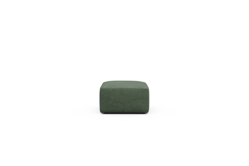 Rund Modular Sofa - Configurations 2 - P1N - 73 x 73 cm - Ottoman - 498 Casone Forest Green
