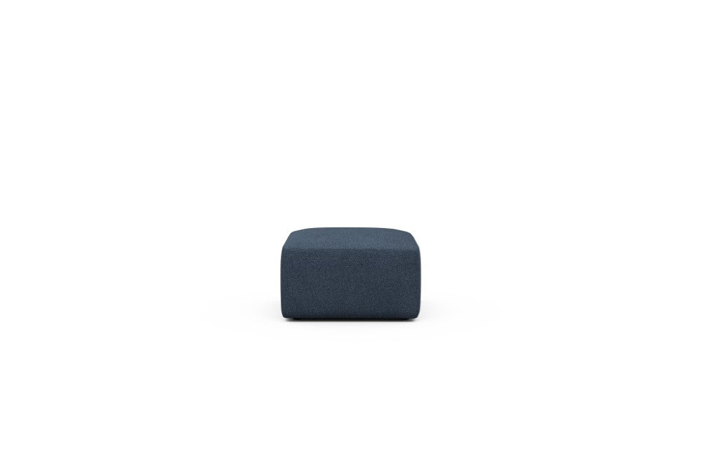 Rund Modular Sofa - Configurations 2 - P1N - 73 x 73 cm - Ottoman - 537 Bouclé Blue
