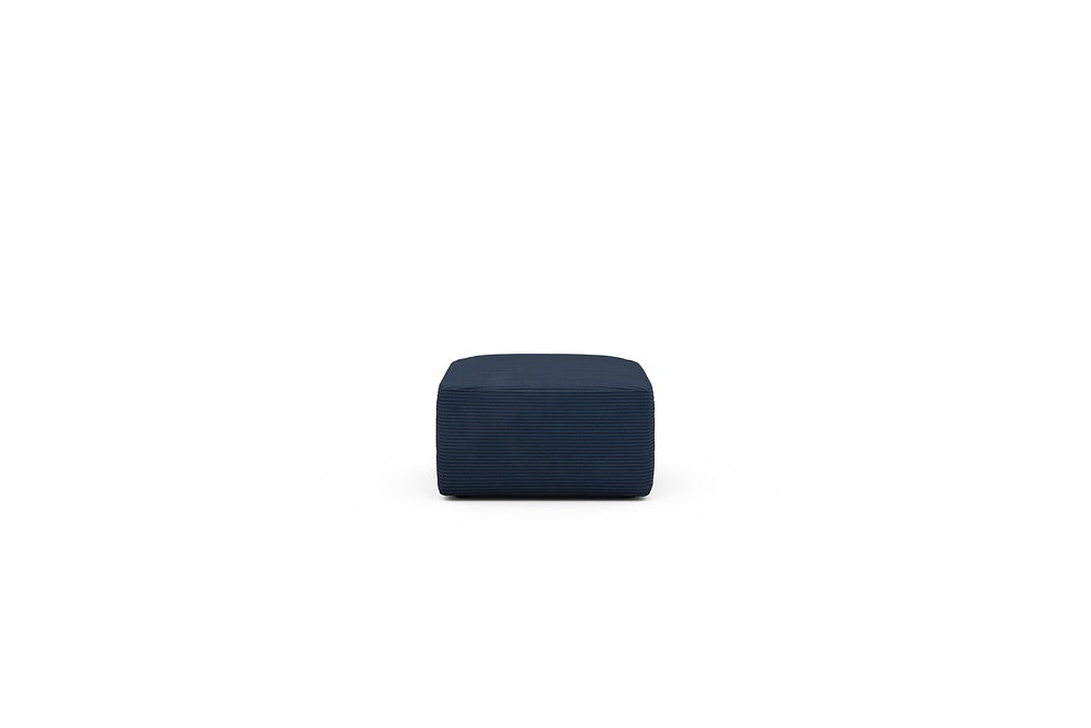 Rund Modular Sofa - Configurations 2 - P1N - 73 x 73 cm - Ottoman - 591 Corduroy Midnight-Blue
