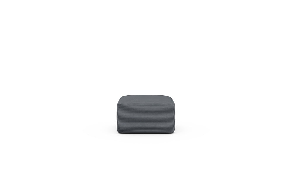 Rund Modular Sofa - Configurations 2 - P1N - 73 x 73 cm - Ottoman - 592 Corduroy Silvermist