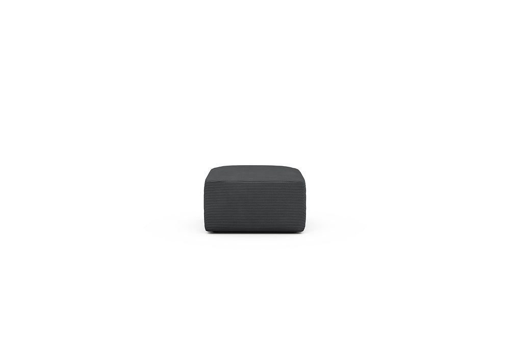 Rund Modular Sofa - Configurations 2 - P1N - 73 x 73 cm - Ottoman - 593 Corduroy Graphite