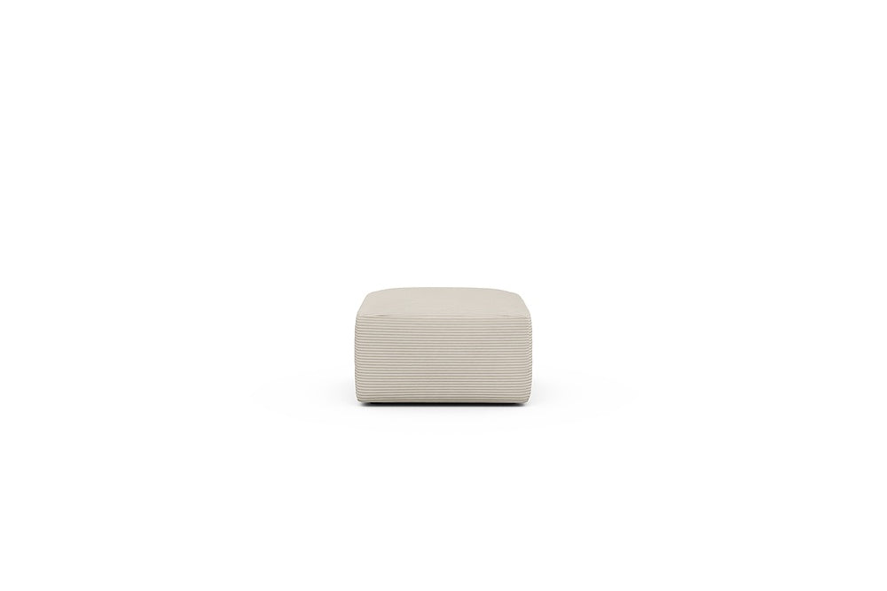 Rund Modular Sofa - Configurations 2 - P1N - 73 x 73 cm - Ottoman - 594 Corduroy Ivory