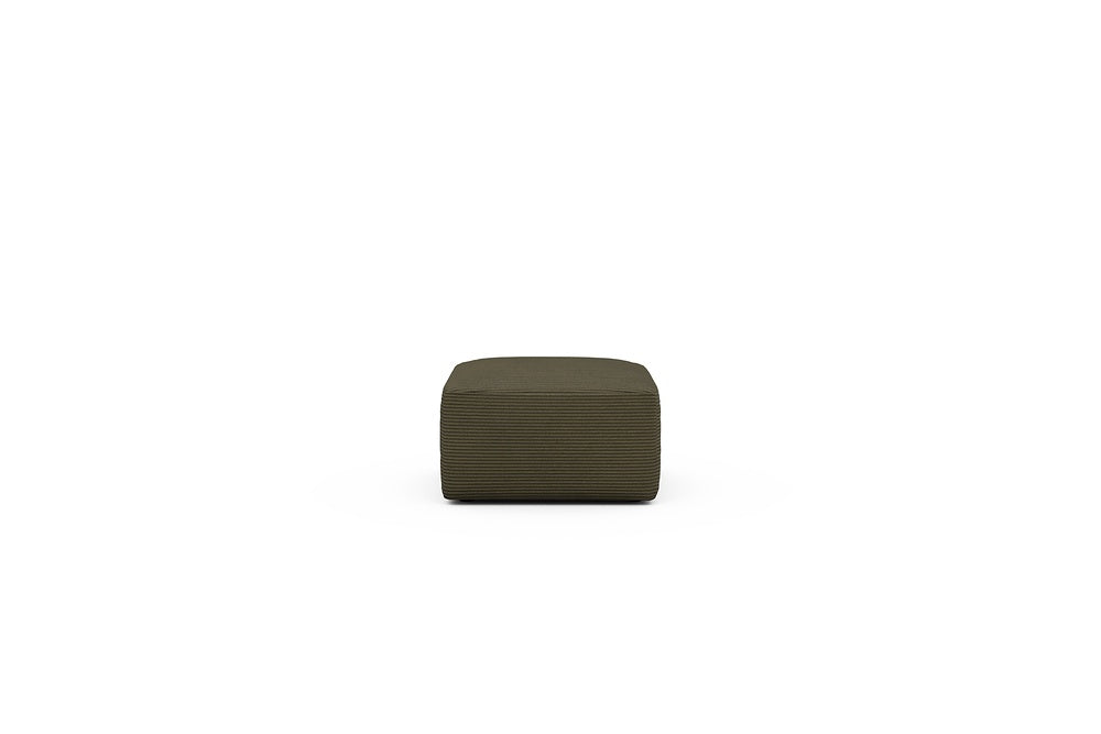 Rund Modular Sofa - Configurations 2 - P1N - 73 x 73 cm - Ottoman - 599 Corduroy Olive