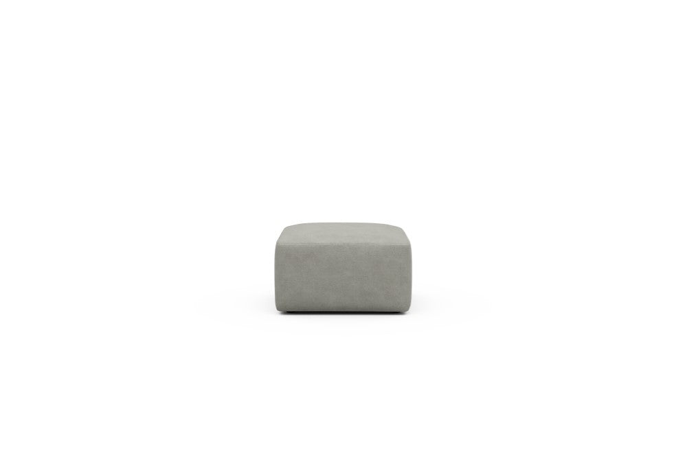 Rund Modular Sofa - Configurations 2 - P1N - 73 x 73 cm - Ottoman - 773 Carreno Moon Stone White