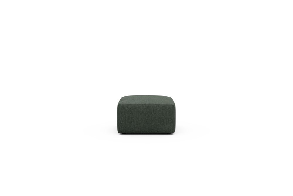 Rund Modular Sofa - Configurations 2 - P1N - 73 x 73 cm - Ottoman - 818 Aivi Pine Green