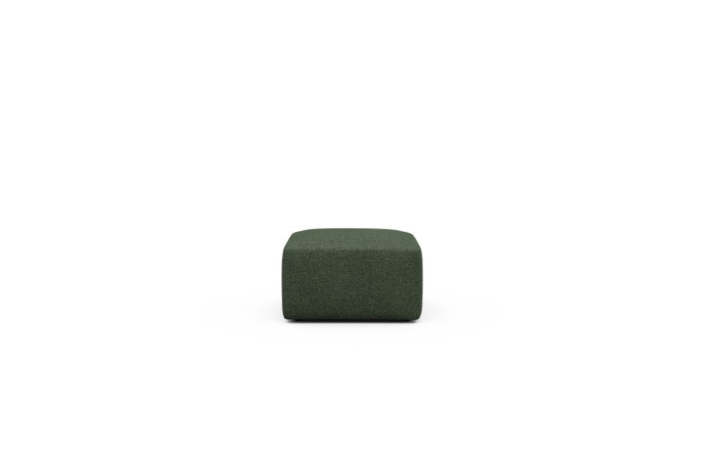 Rund Modular Sofa - Configurations 2 - P1N - 73 x 73 cm - Ottoman - 869 Vanora Deep Green