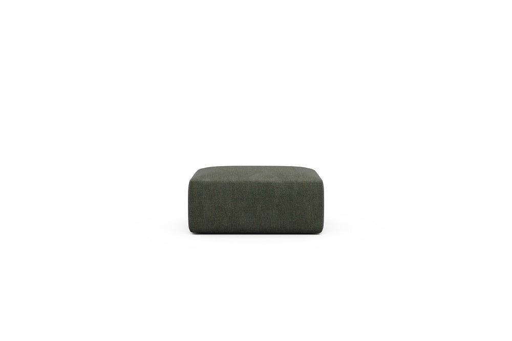 Rund Modular Sofa - Configurations 2 - P2N - 96 x 73 cm - Ottoman - 413 Esina Olive Green
