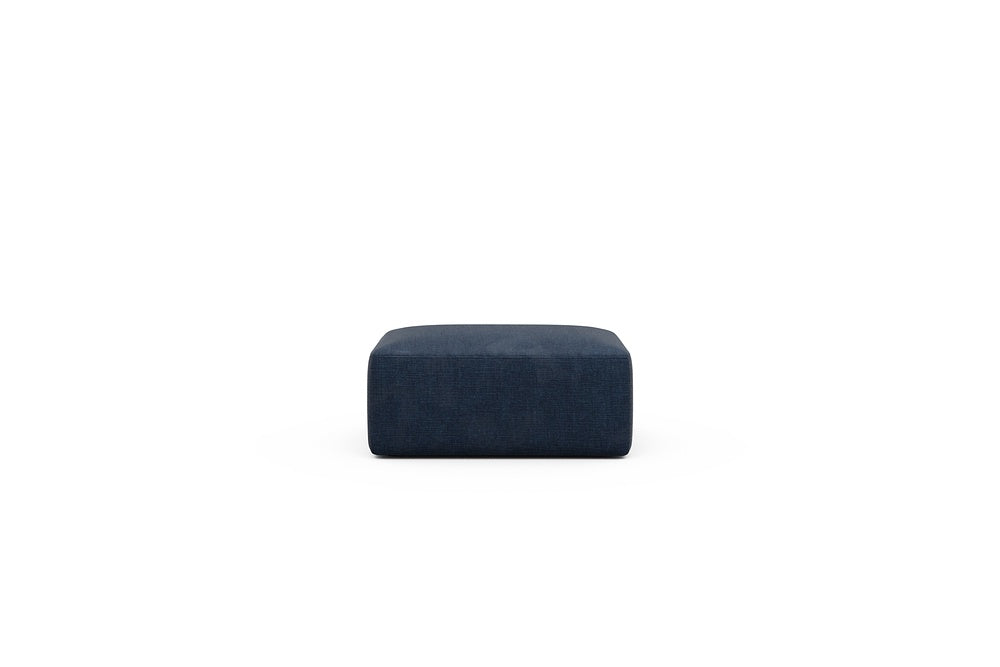 Rund Modular Sofa - Configurations 2 - P2N - 96 x 73 cm - Ottoman - 414 Esina Indigo Blue