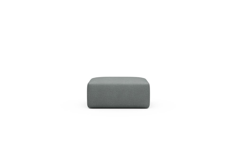 Rund Modular Sofa - Configurations 2 - P2N - 96 x 73 cm - Ottoman - 485 Denari Soft Grey
