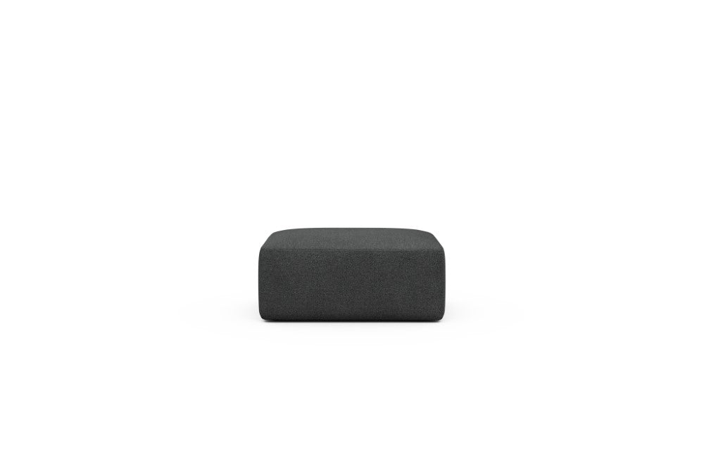 Rund Modular Sofa - Configurations 2 - P2N - 96 x 73 cm - Ottoman - 529 Bouclé Charcoal