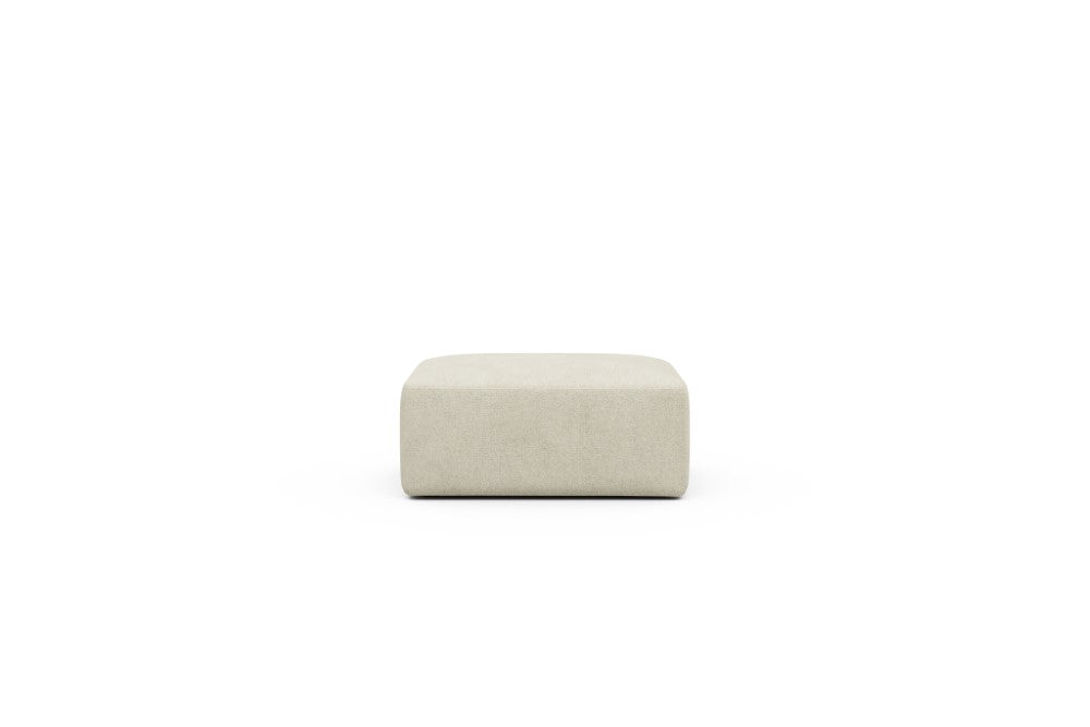 Rund Modular Sofa - Configurations 2 - P2N - 96 x 73 cm - Ottoman - 531 Bouclé Off White