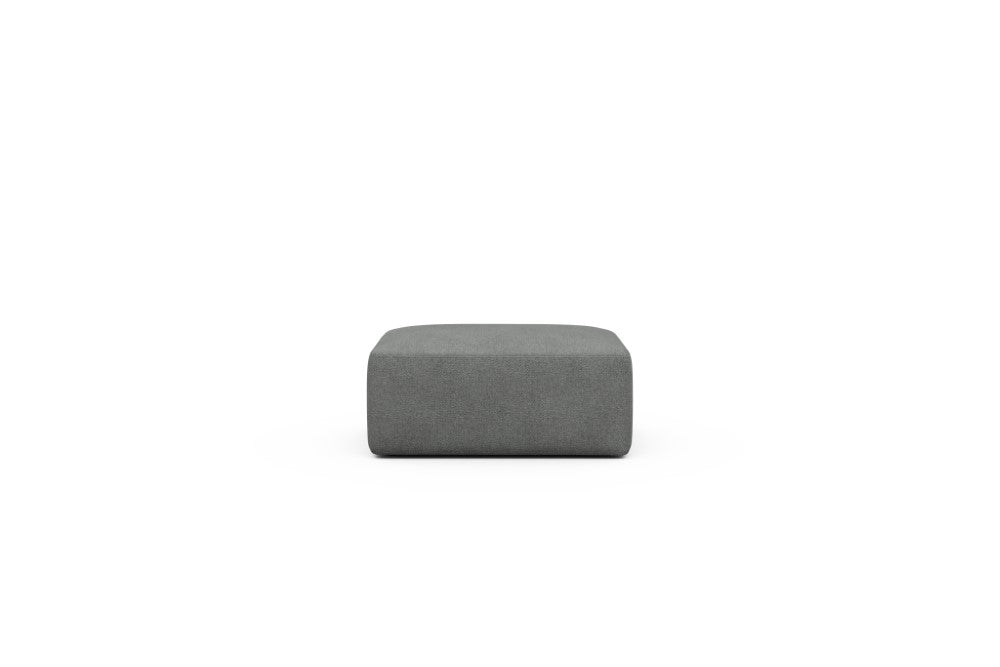 Rund Modular Sofa - Configurations 2 - P2N - 96 x 73 cm - Ottoman - 533 Bouclé Ash Grey