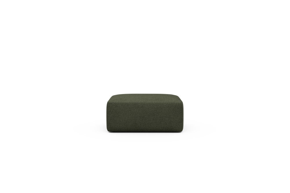 Rund Modular Sofa - Configurations 2 - P2N - 96 x 73 cm - Ottoman - 535 Bouclé Forest Green