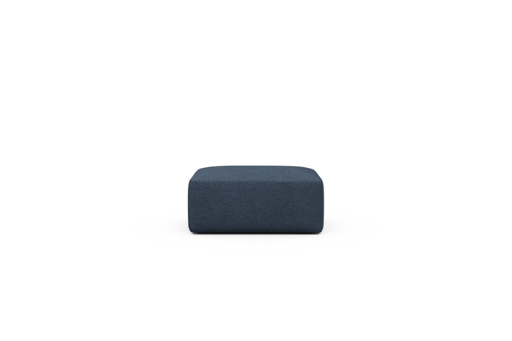 Rund Modular Sofa - Configurations 2 - P2N - 96 x 73 cm - Ottoman - 537 Bouclé Blue