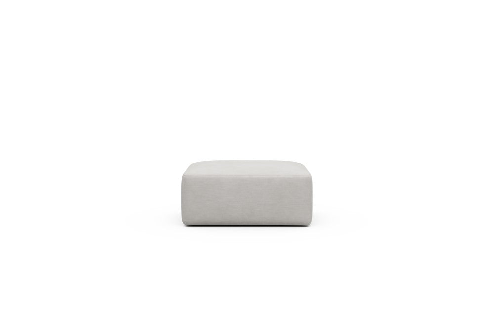 Rund Modular Sofa - Configurations 2 - P2N - 96 x 73 cm - Ottoman - 574 Vivus Dusty Off White