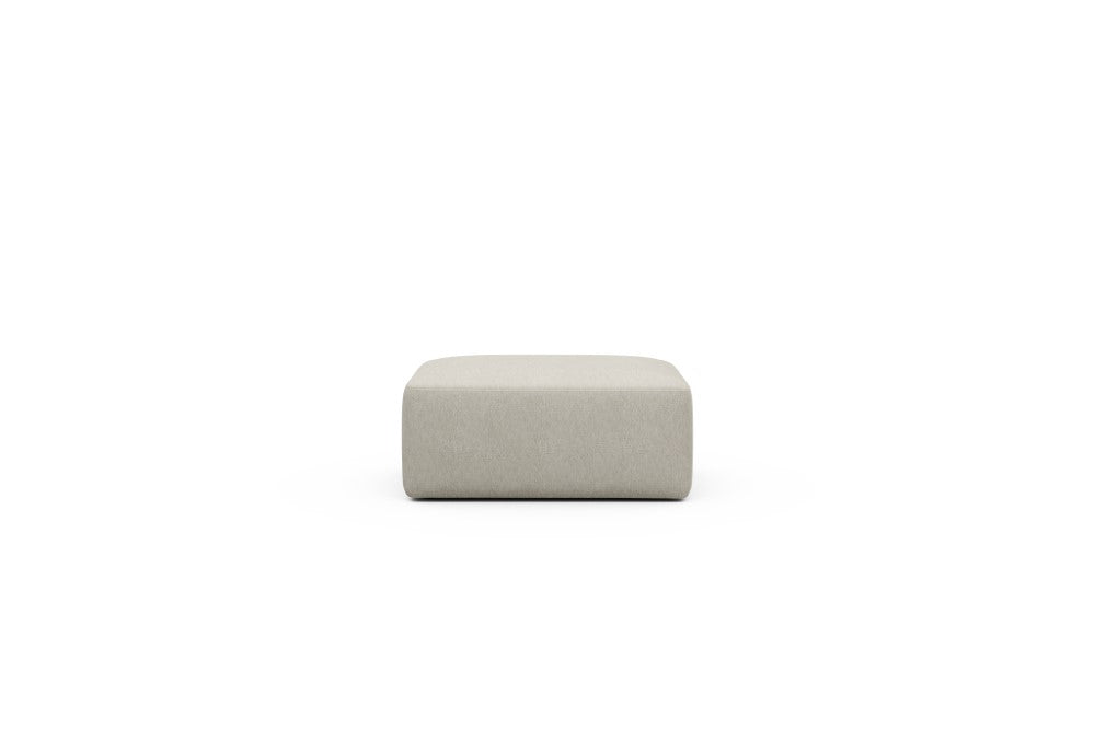 Rund Modular Sofa - Configurations 2 - P2N - 96 x 73 cm - Ottoman - 584 Argus Natural