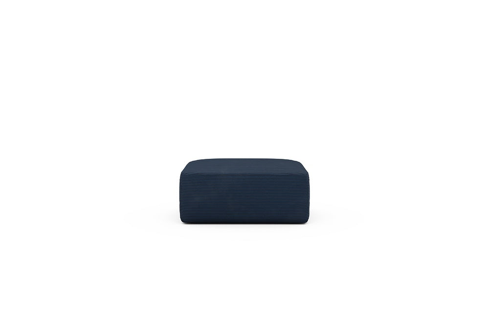 Rund Modular Sofa - Configurations 2 - P2N - 96 x 73 cm - Ottoman - 591 Corduroy Midnight-Blue