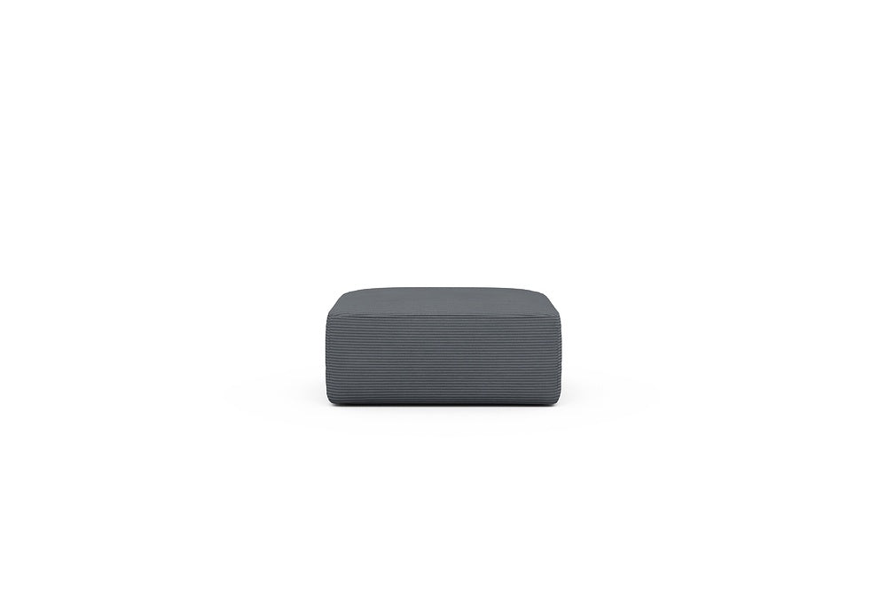 Rund Modular Sofa - Configurations 2 - P2N - 96 x 73 cm - Ottoman - 592 Corduroy Silvermist