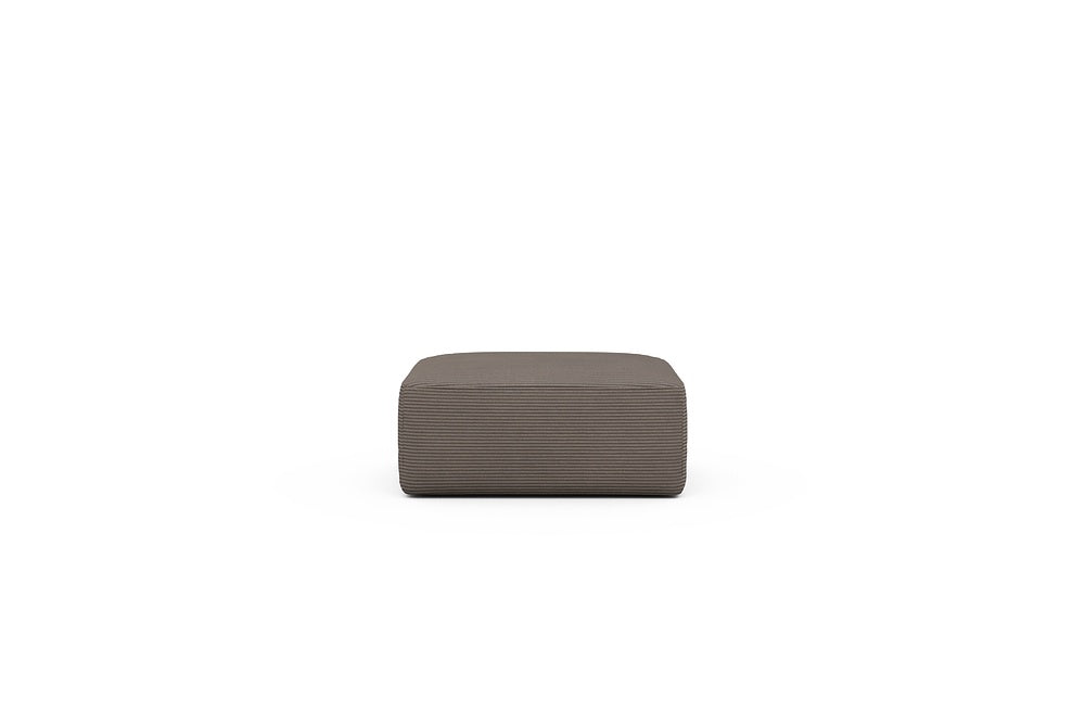 Rund Modular Sofa - Configurations 2 - P2N - 96 x 73 cm - Ottoman - 596 Corduroy Mocha
