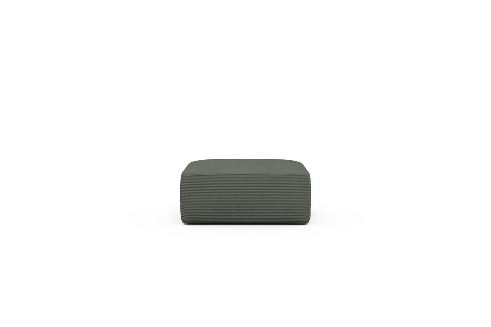 Rund Modular Sofa - Configurations 2 - P2N - 96 x 73 cm - Ottoman - 598 Corduroy Sage