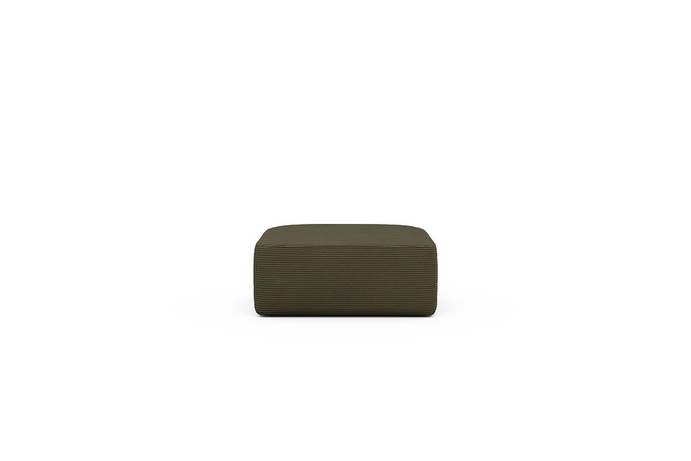 Rund Modular Sofa - Configurations 2 - P2N - 96 x 73 cm - Ottoman - 599 Corduroy Olive