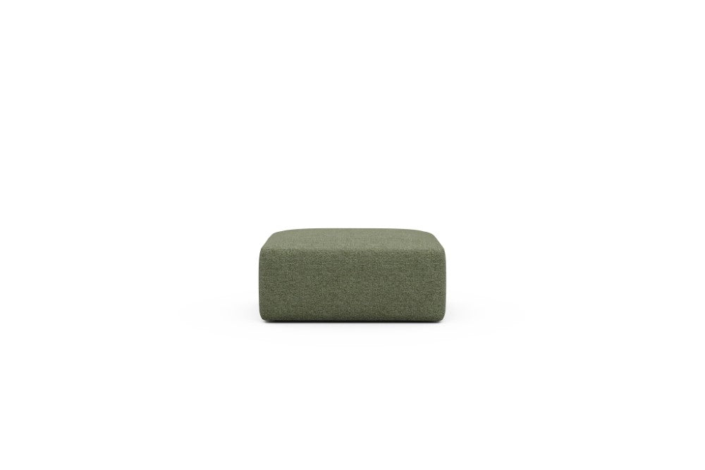 Rund Modular Sofa - Configurations 2 - P2N - 96 x 73 cm - Ottoman - 775 Carreno Vivid Green
