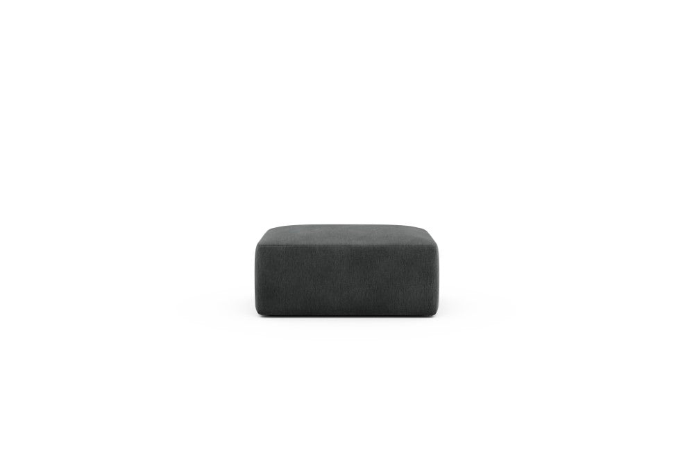 Rund Modular Sofa - Configurations 2 - P2N - 96 x 73 cm - Ottoman - 811 Smooth Deep Warm Grey