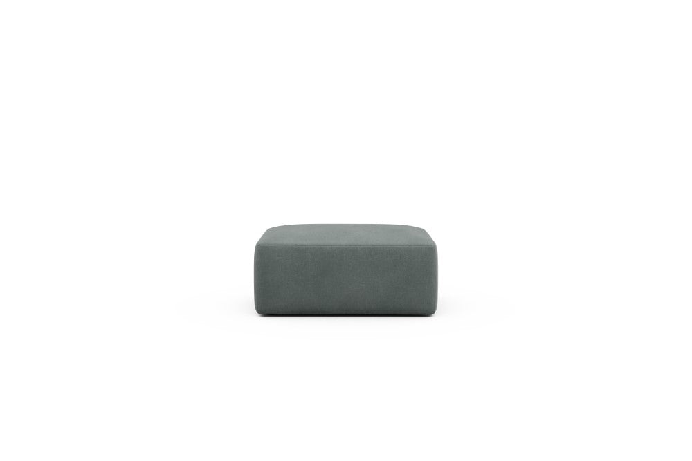 Rund Modular Sofa - Configurations 2 - P2N - 96 x 73 cm - Ottoman - 812 Smooth Smooth Silver Grey