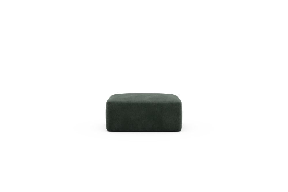 Rund Modular Sofa - Configurations 2 - P2N - 96 x 73 cm - Ottoman - 814 Smooth Laural Green