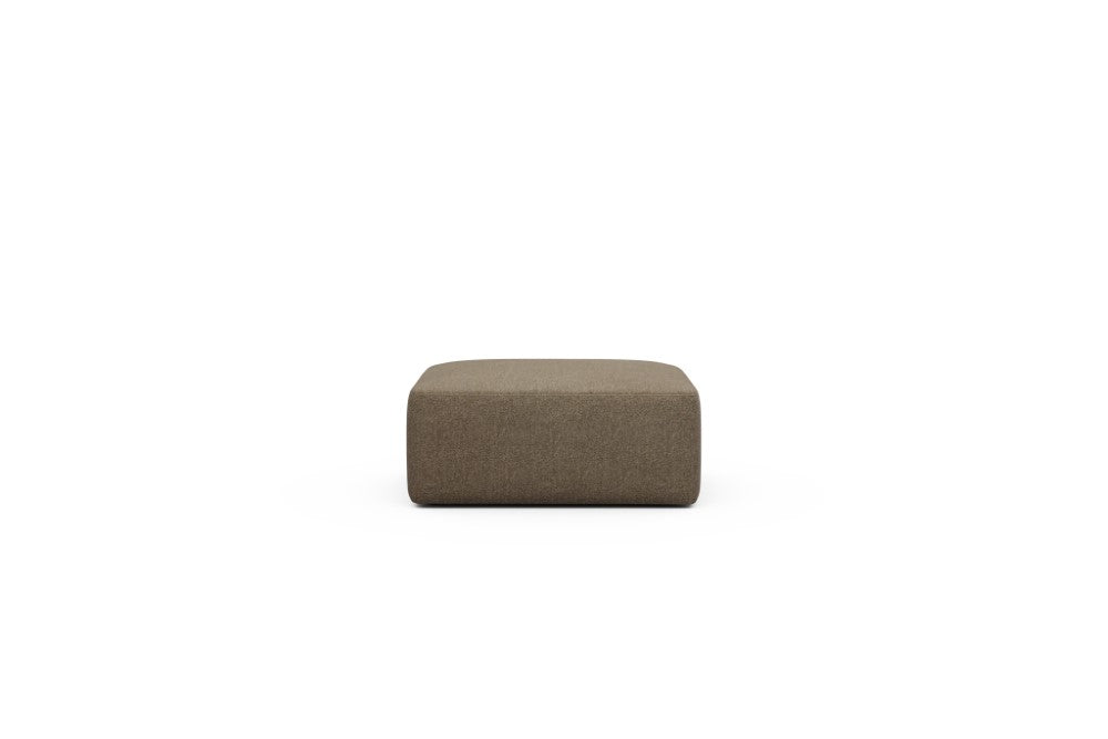 Rund Modular Sofa - Configurations 2 - P2N - 96 x 73 cm - Ottoman - 817 Aivi Khaki Brown