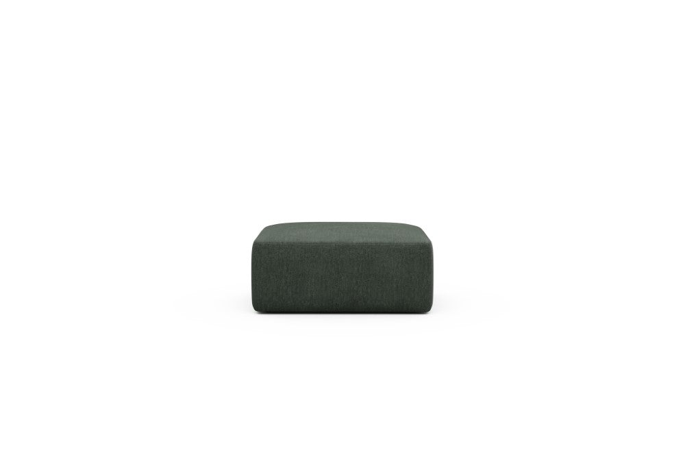 Rund Modular Sofa - Configurations 2 - P2N - 96 x 73 cm - Ottoman - 818 Aivi Pine Green