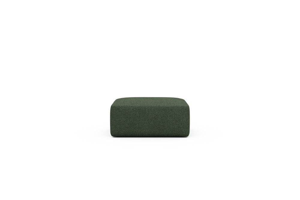 Rund Modular Sofa - Configurations 2 - P2N - 96 x 73 cm - Ottoman - 869 Vanora Deep Green