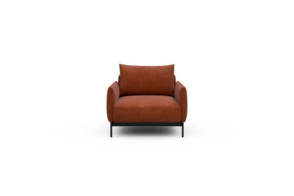Tokey Modular Sofa - A1 - 90 x 100 cm - 1 Seater - 412 Esina Rust Orange
