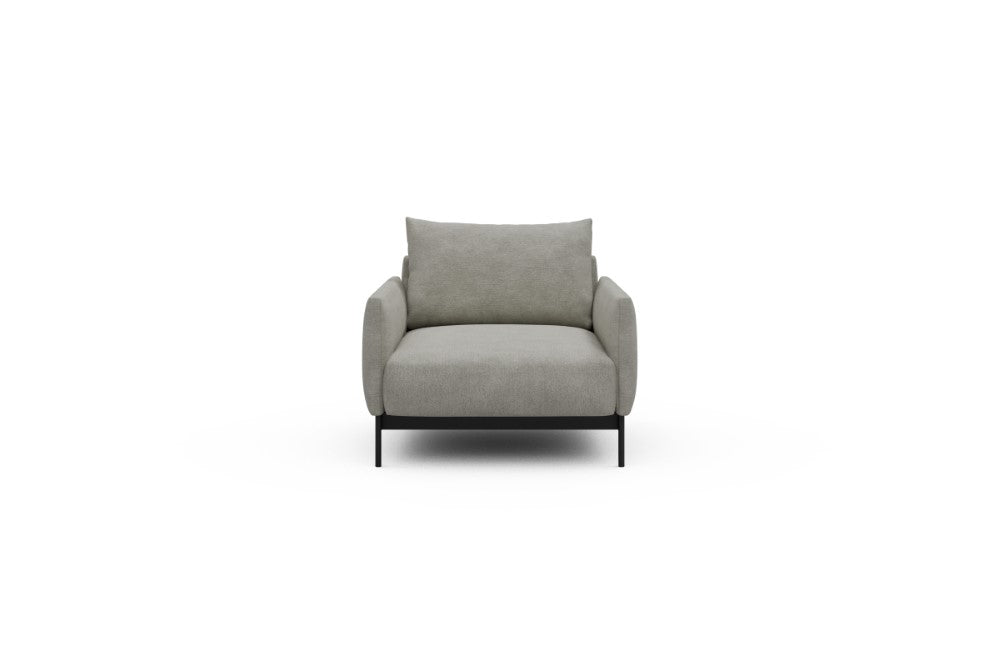 Tokey Modular Sofa - A1 - 90 x 100 cm - 1 Seater - 773 Carreno Moon Stone White