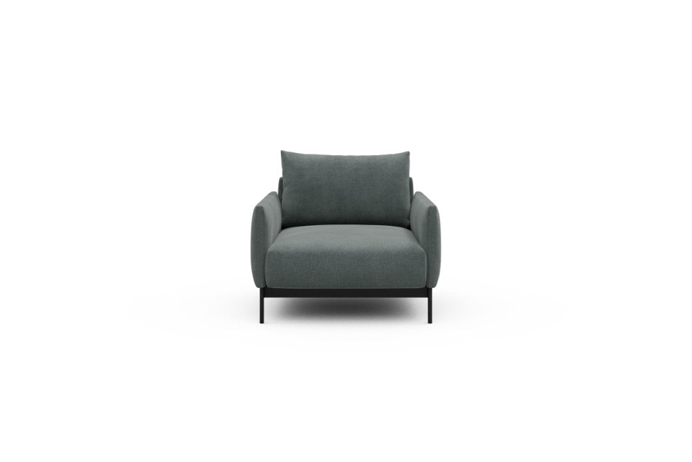 Tokey Modular Sofa - A1 - 90 x 100 cm - 1 Seater - 812 Smooth Smooth Silver Grey