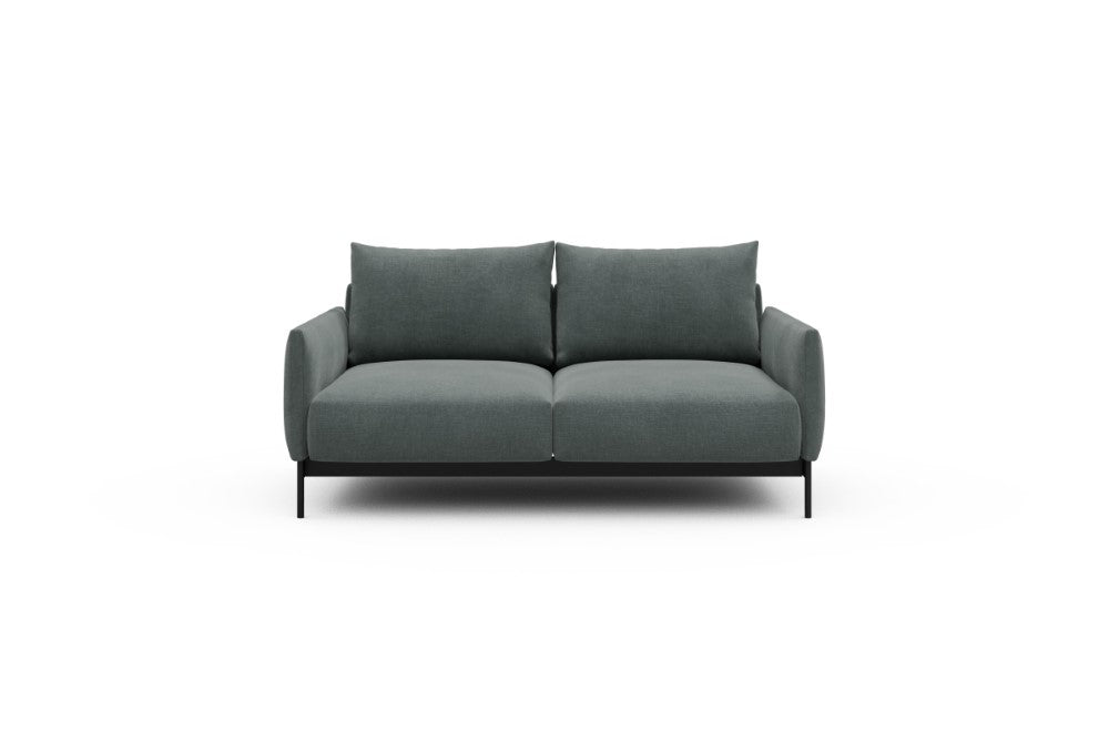Tokey Modular Sofa - A2 - 165 x 100 cm - 2 Seater - 812 Smooth Smooth Silver Grey