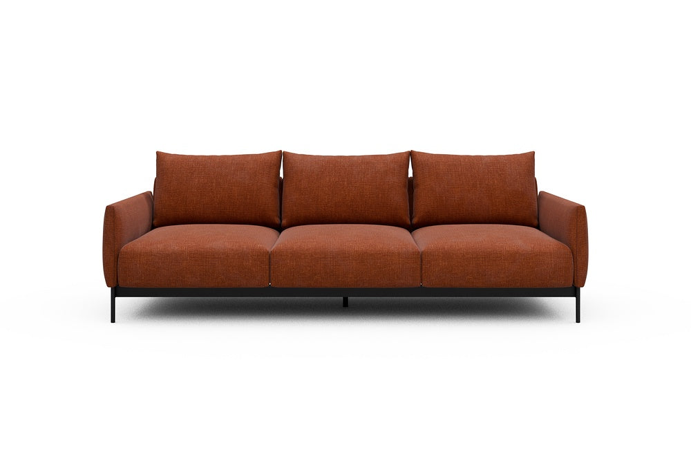 Tokey Modular Sofa - A3 - 240 x 100 cm - 3 Seater - 412 Esina Rust Orange