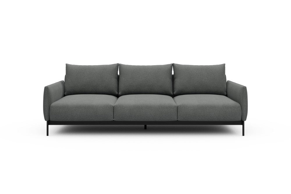 Tokey Modular Sofa - A3 - 240 x 100 cm - 3 Seater - 440 Satya Steel Grey