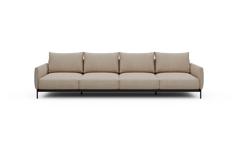 Tokey Modular Sofa - A4 - 315 x 100 cm - 4 Seater - 410 Esina Almond Beige