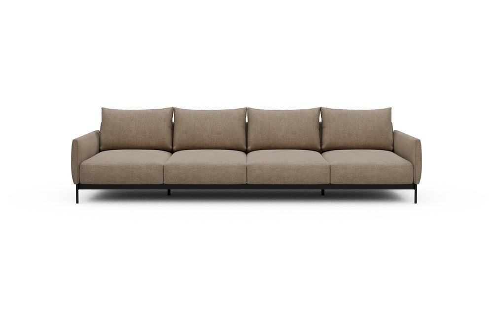 Tokey Modular Sofa - A4 - 315 x 100 cm - 4 Seater - 417 Esina Mocha