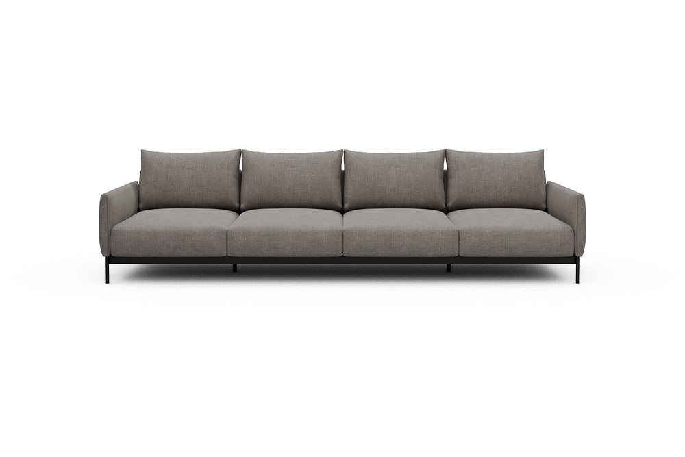 Tokey Modular Sofa - A4 - 315 x 100 cm - 4 Seater - 418 Esina Truffle