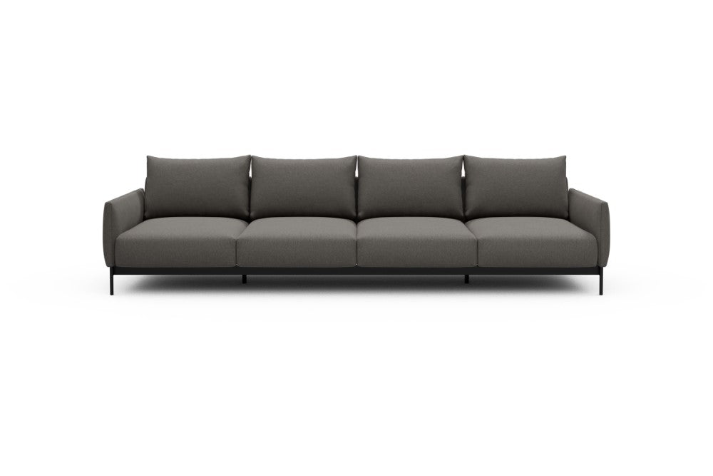 Tokey Modular Sofa - A4 - 315 x 100 cm - 4 Seater - 446 Satya Taupe Brown