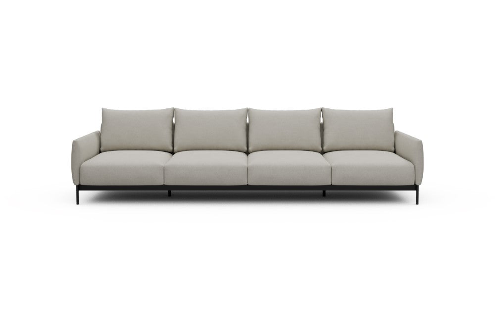 Tokey Modular Sofa - A4 - 315 x 100 cm - 4 Seater - 487 Denari Clean Beige