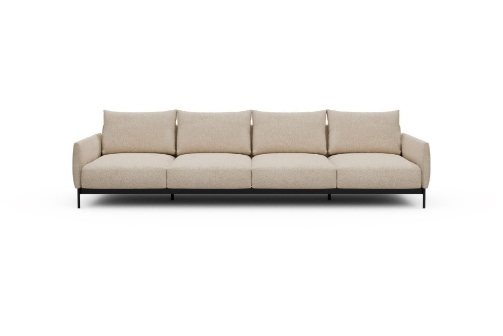 Tokey Modular Sofa - A4 - 315 x 100 cm - 4 Seater - 496 Casone Natural Beigie