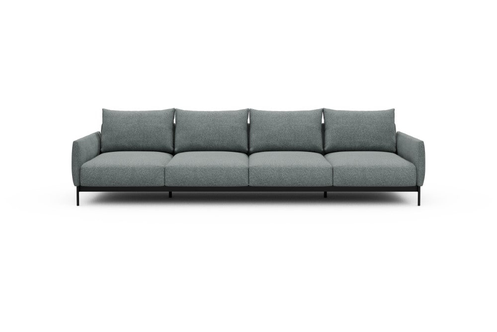 Tokey Modular Sofa - A4 - 315 x 100 cm - 4 Seater - 499 Casone Light mixed Green