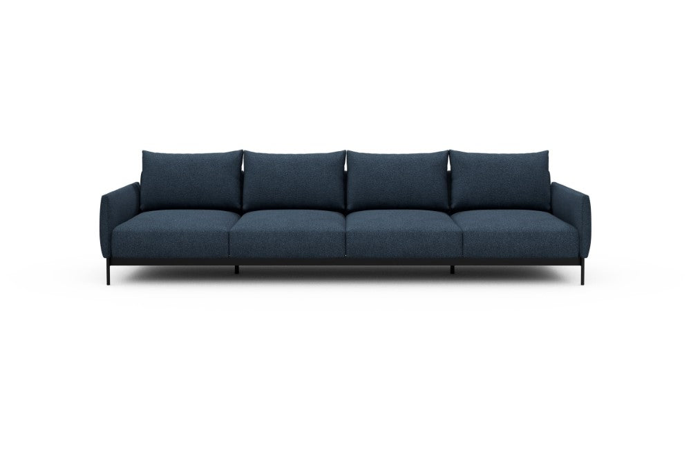 Tokey Modular Sofa - A4 - 315 x 100 cm - 4 Seater - 537 Bouclé Blue