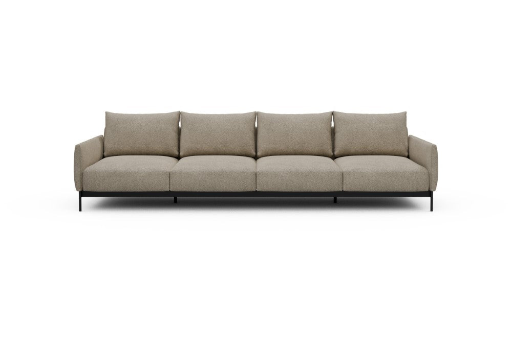 Tokey Modular Sofa - A4 - 315 x 100 cm - 4 Seater - 539 Bouclé Beige