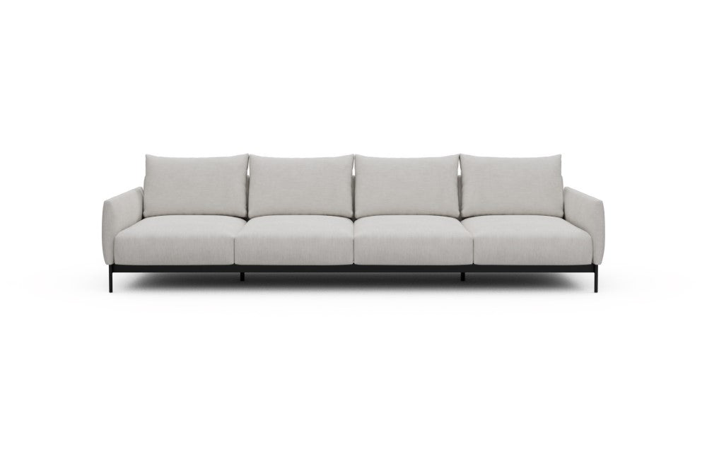 Tokey Modular Sofa - A4 - 315 x 100 cm - 4 Seater - 574 Vivus Dusty Off White